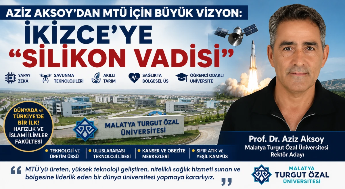 AZİZ AKSOY&rsquo;DAN MT&Uuml; İ&Ccedil;İN B&Uuml;Y&Uuml;K VİZYON: İKİZCE&rsquo;YE &ldquo;SİLİKON VADİSİ&rdquo;