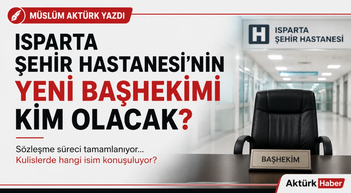BAŞHEKİMLİK KOLTUĞUNDA DEVAM MI, TAMAM MI?