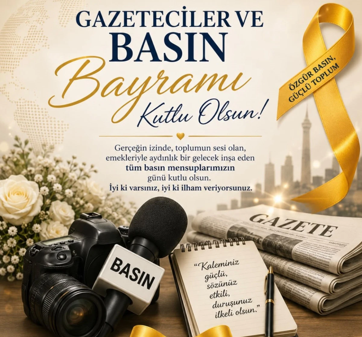 GAZETECİLER VE BASIN BAYRAMI: HAKİKATİN CESUR SESİ