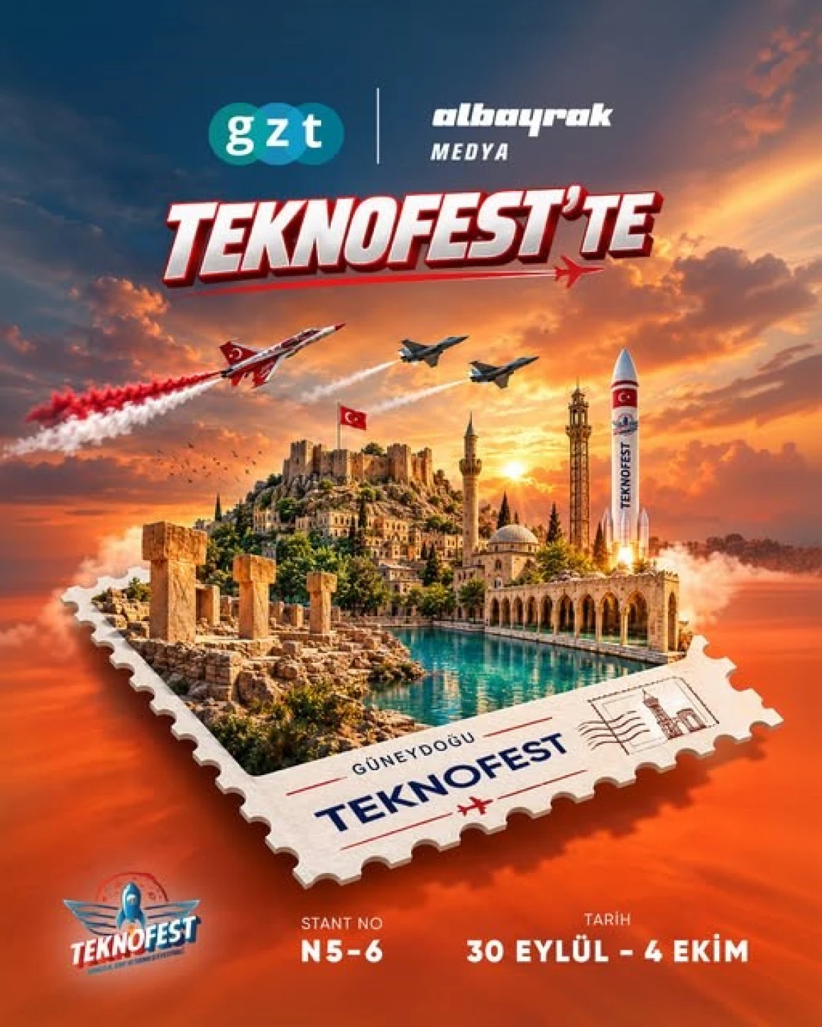 Ge&ccedil;mişin İrfanından Geleceğin Teknolojisine, TEKNOFEST 2026 Şanlıurfa&rsquo;da