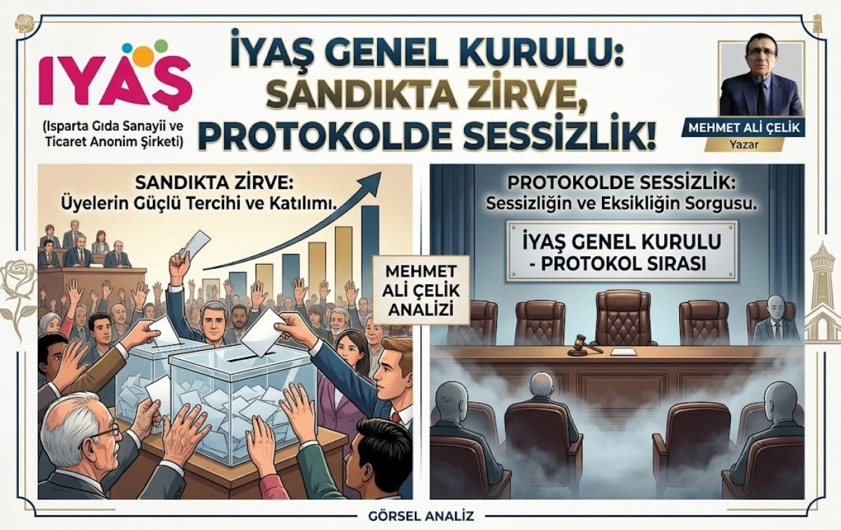 İYAŞ GENEL KURULU: SANDIKTA ZİRVE, PROTOKOLDE SESSİZLİK!