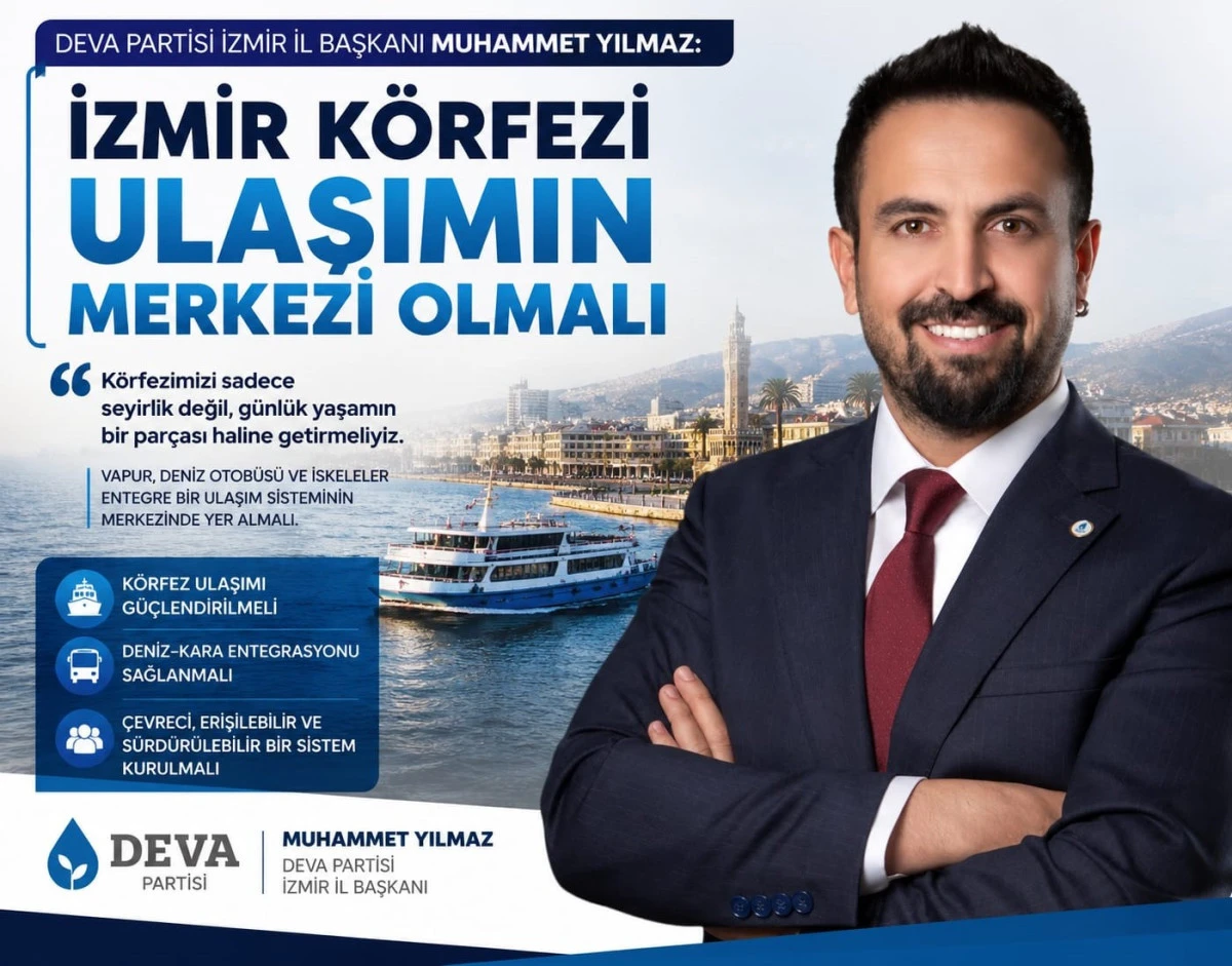 İZMİR K&Ouml;RFEZİ ULAŞIMIN MERKEZİ OLMALI