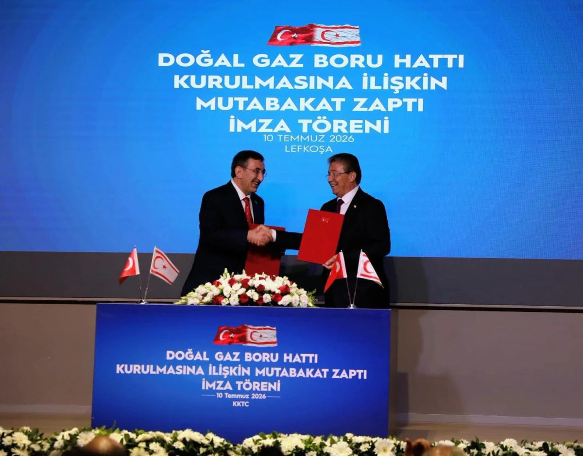 KKTC ile T&uuml;rkiye Arasında Doğalgazda Tarihi Adım: Boru Hattı İ&ccedil;in Mutabakat Zaptı İmzalandı
