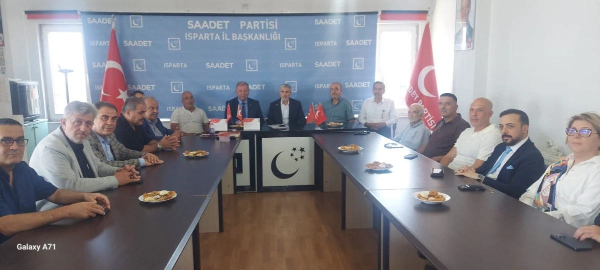 METİN &Ccedil;ELİK'TEN SAADET PARTİSİ'NE ZİYARET
