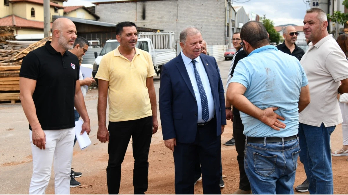 METİN &Ccedil;ELİK&rsquo;TEN YENİ SANAYİ SİTESİ&rsquo;NDE YOĞUN TEMAS