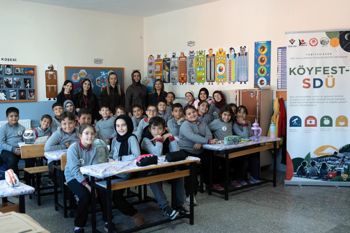 SD&Uuml;&rsquo;DEN K&Ouml;Y OKULLARINA BİLİM VE SAĞLIK DESTEĞİ