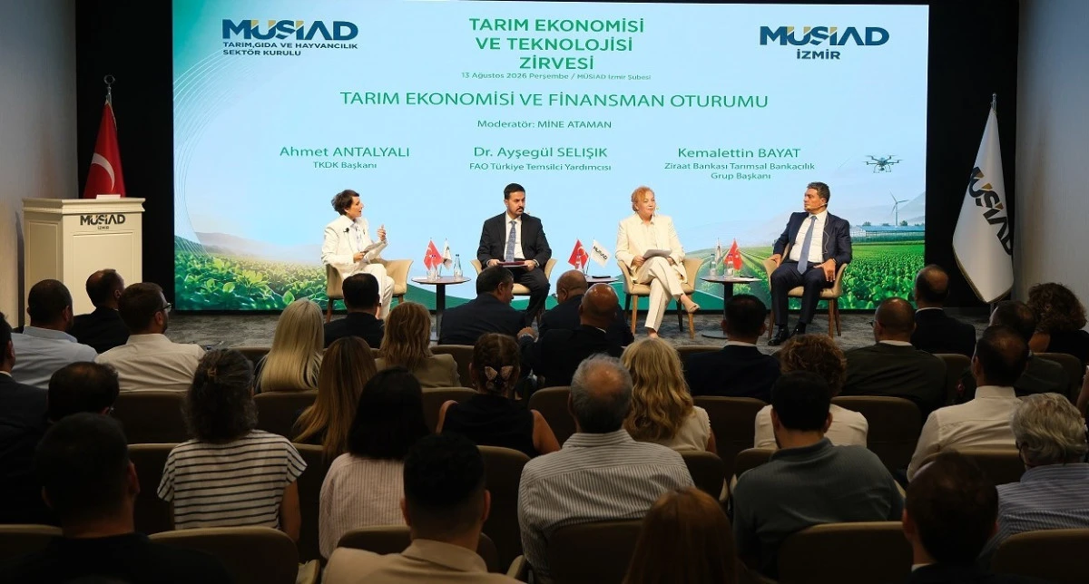 Tarım Ekonomisi ve Teknolojisi Zirvesi M&Uuml;SİAD İzmir ev sahipliğinde ger&ccedil;ekleştirildi